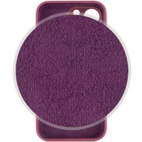 Чехол Silicone Case Full Camera Protective (AA) для Apple iPhone 15 Pro (6.1") Бордовый / Plum
