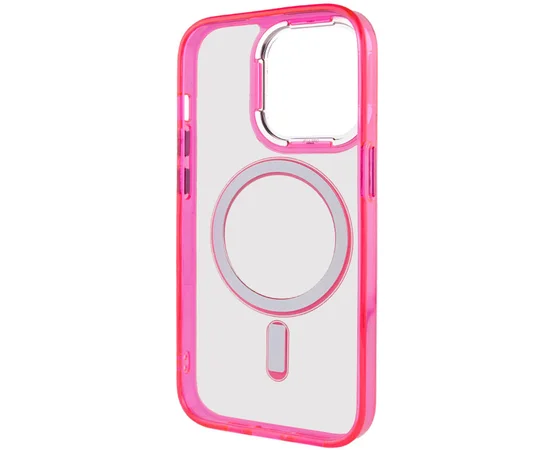 Чехол TPU Iris with MagSafe для Apple iPhone 15 Pro (6.1") Малиновый