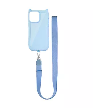 Чохол TPU GETMAN Cat with straps для Apple iPhone 15 Pro (6.1") Blue