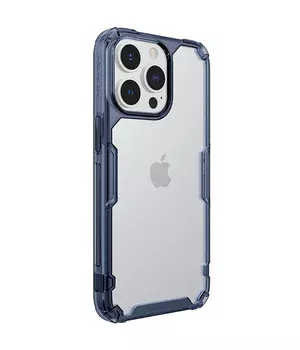 TPU чохол Nillkin Nature Pro Series для Apple iPhone 15 Pro (6.1") Синій (прозорий)