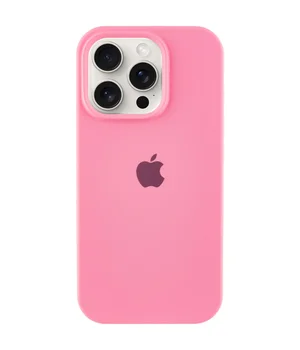 Чехол Silicone Case Full Protective (AA) для Apple iPhone 15 Pro (6.1") Розовый / Pink Чехол Silicone Case Full Protective (AA) для Apple iPhone 15 Pro (6.1") Розовый / Pink