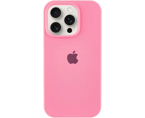 Чехол Silicone Case Full Protective (AA) для Apple iPhone 15 Pro (6.1") Розовый / Pink