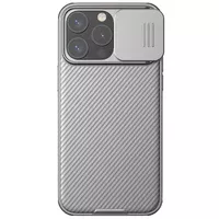 Карбонова накладка Nillkin CamShield Pro для Apple iPhone 15 Pro (6.1") Titanium Gray