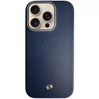 Чехол PC+Leather SGP with MagSafe для Apple iPhone 15 Pro (6.1") Blue