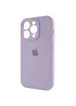 Чехол Silicone Case Full Camera Protective (AA) для Apple iPhone 15 Pro (6.1") Сиреневый / Lilac / PVH