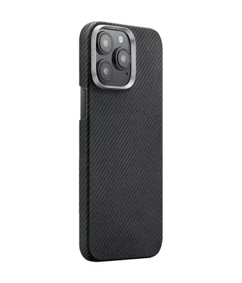 Чохол PC Carbon Protection Slim with MagSafe для Apple iPhone 15 Pro (6.1") Black