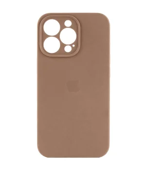 Чехол Silicone Case Full Camera Protective (AA) для Apple iPhone 15 Pro (6.1") Бежевый / Desert Gold
