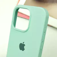 Чехол Silicone Case Full Protective (AA) для Apple iPhone 15 Pro (6.1") Бирюзовый / Turquoise