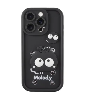 Чехол TPU Toys Case для Apple iPhone 15 Pro (6.1") Black / Melody