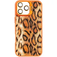 Чохол TPU+PC Wild Leopard with MagSafe and Lens для Apple iPhone 15 Pro (6.1") Orange