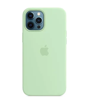 Чехол Silicone Case Full Protective (AA) для Apple iPhone 15 Pro (6.1") Зеленый / Pistachio