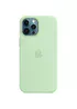 Чехол Silicone Case Full Protective (AA) для Apple iPhone 15 Pro (6.1") Зеленый / Pistachio