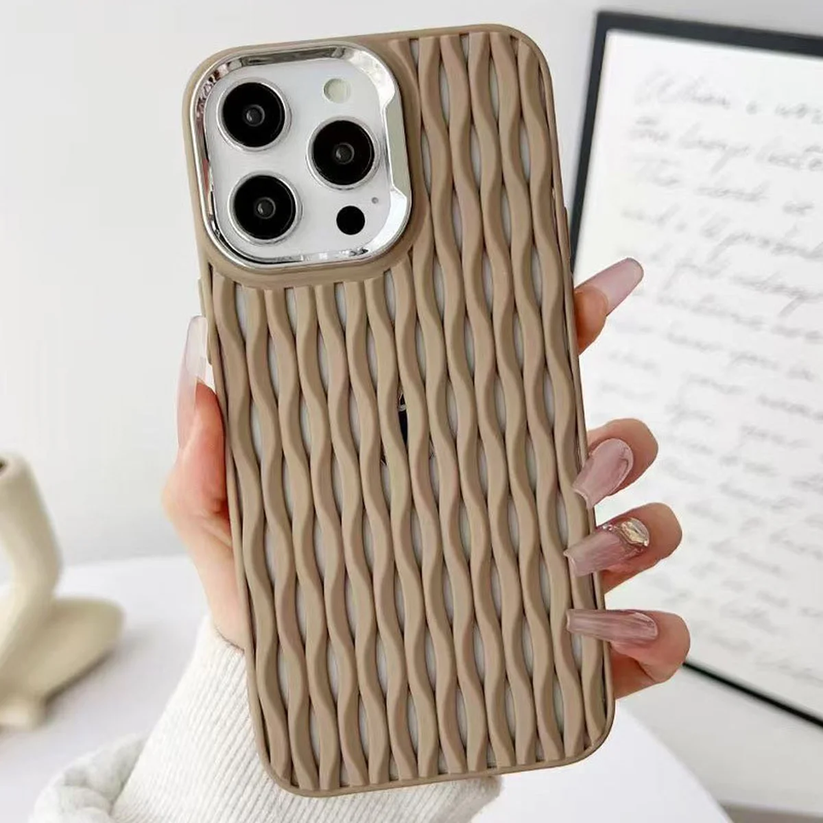 Чохол TPU Ribbio для Apple iPhone 15 Pro (6.1") Sand