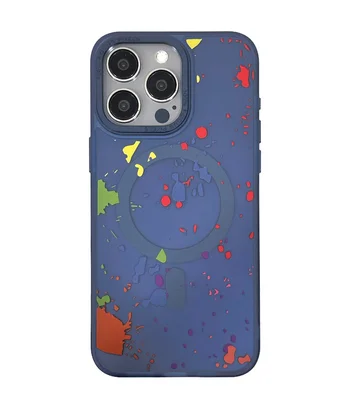 Чохол TPU+PC Flush with MagSafe для Apple iPhone 15 Pro (6.1") Dark blue
