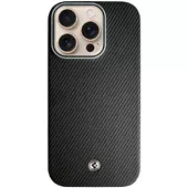 Чехол PC+Leather SGP with MagSafe для Apple iPhone 15 Pro (6.1") Carbon