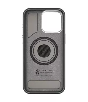 Чохол PC+Leather SGP with MagSafe для Apple iPhone 15 Pro (6.1") Carbon