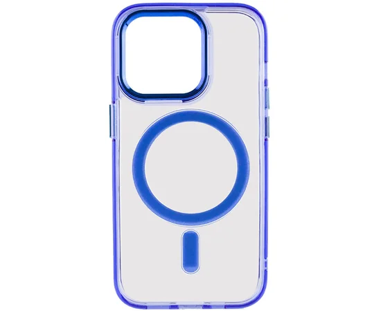 Чехол TPU Iris with MagSafe для Apple iPhone 15 Pro (6.1") Синий