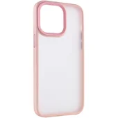 TPU+PC чехол Metal Buttons для Apple iPhone 15 Pro (6.1") Розовый
