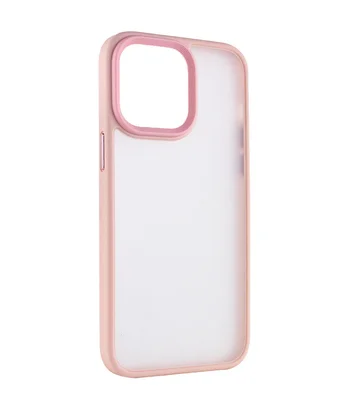 TPU+PC чохол Metal Buttons для Apple iPhone 15 Pro (6.1") Рожевий