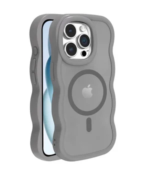 Чехол TPU+PC Undine with MagSafe для Apple iPhone 15 Pro (6.1") Grey