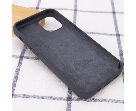 Чохол Silicone Case Full Protective (AA) для Apple iPhone 15 Pro (6.1") Сірий / Dark Grey
