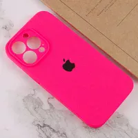 Чохол Silicone Case Full Camera Protective (AA) Apple iPhone 15 Pro (6.1") Рожевий / Barbie pink