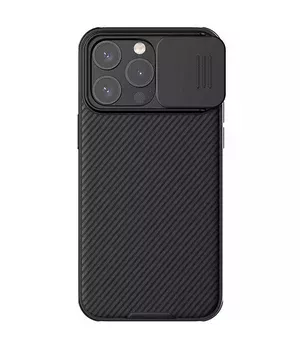 Карбоновая накладка Nillkin CamShield Pro для Apple iPhone 15 Pro (6.1") Black