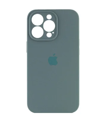 Чохол Silicone Case Full Camera Protective (AA) Apple iPhone 15 Pro (6.1") Зелений / Pine green