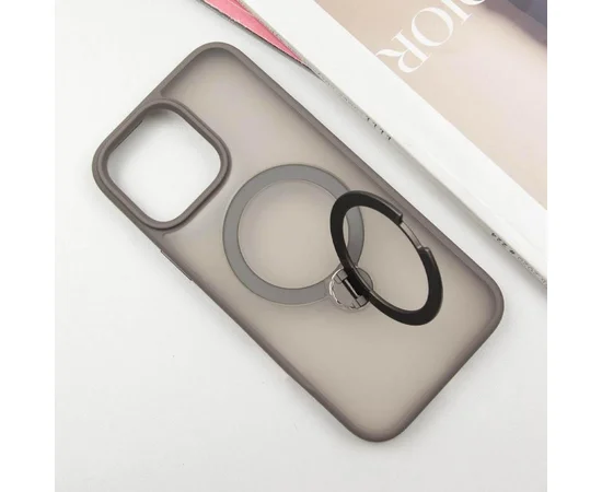 Чехол Ummi Colorful with MagSafe HQ Ring для Apple iPhone 15 Pro (6.1") Grey