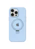 Чохол Silicone Case Full Protective with Ring для Apple iPhone 15 Pro (6.1") Blue