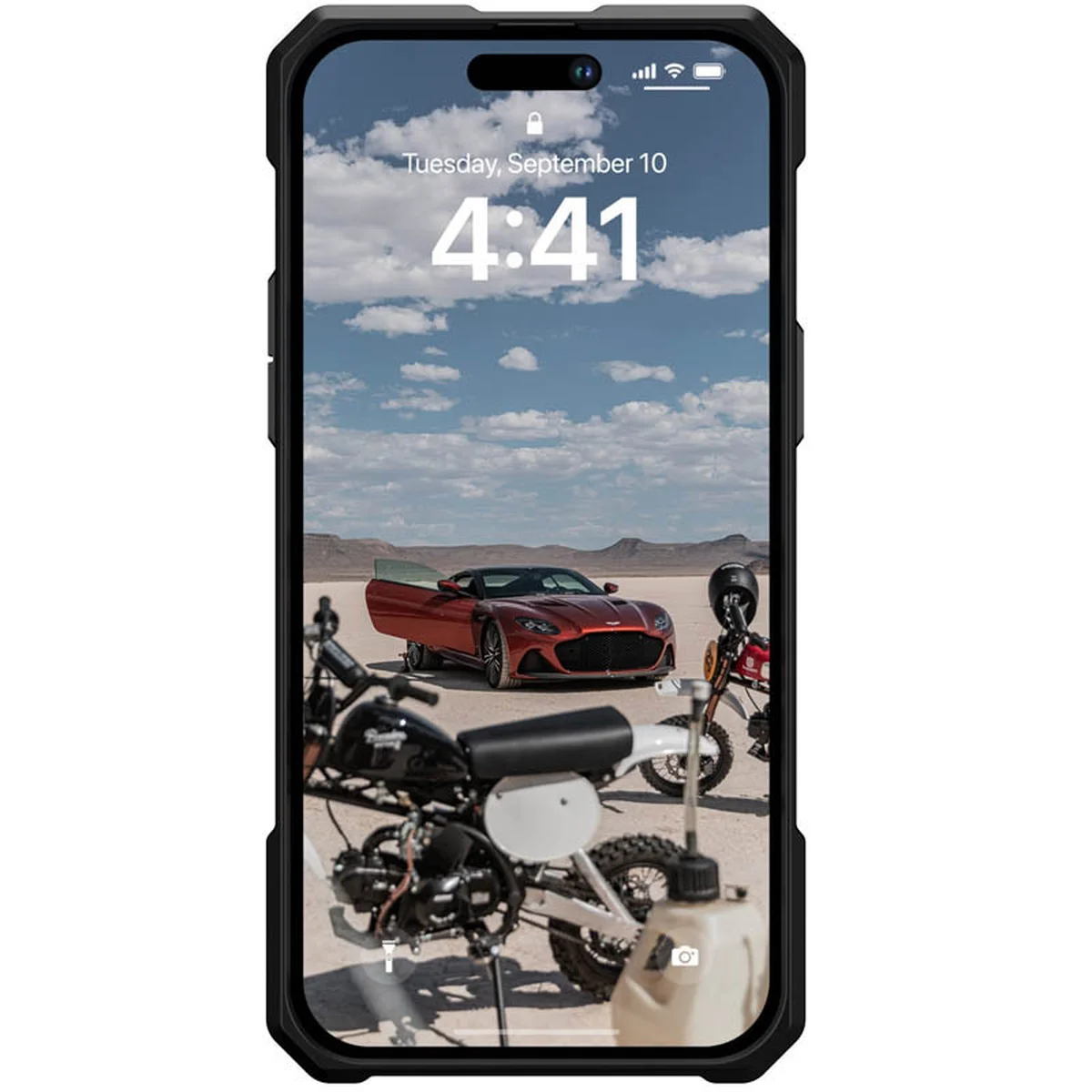 Ударопрочный чехол UAG Monarch Pro with MagSafe Leather для Apple iPhone 15 Pro (6.1") Синий