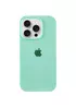 Чехол Silicone Case Full Protective (AA) для Apple iPhone 15 Pro (6.1") Бирюзовый / Turquoise