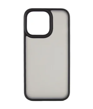 TPU+PC чехол Metal Buttons для Apple iPhone 15 Pro (6.1") Черный