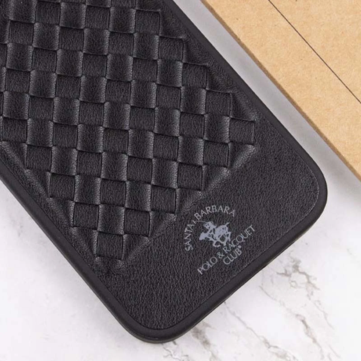 Кожаный чехол Polo Santa Barbara для Apple iPhone 15 Pro (6.1") Black