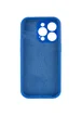 Чохол Silicone Case Full Camera Protective (AA) Apple iPhone 15 Pro (6.1") Синій / Capri Blue