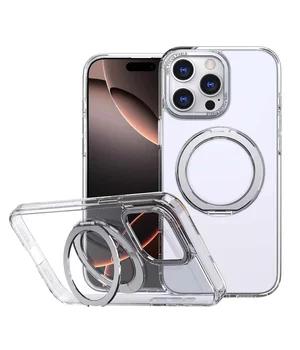 Чехол TPU+PC Empire with MagSafe and Ring для Apple iPhone 15 Pro (6.1") Clear