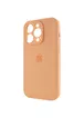 Чохол Silicone Case Full Camera Protective (AA) Apple iPhone 15 Pro (6.1") Помаранчевий / Cantaloupe