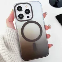 Чехол TPU+PC Phantom with MagSafe для Apple iPhone 15 Pro (6.1") Grey