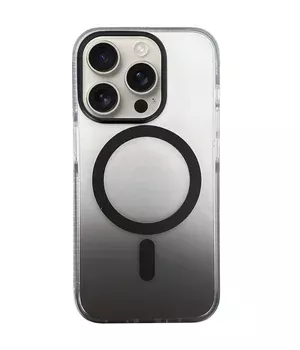 Чехол TPU+PC Phantom with MagSafe для Apple iPhone 15 Pro (6.1") Black