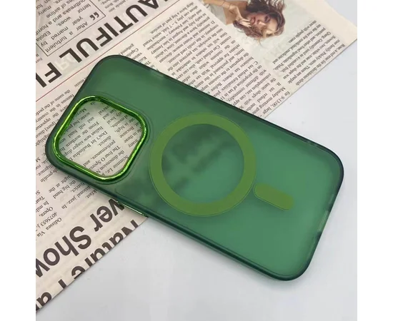 Чехол TPU+PC Lily with MagSafe для Apple iPhone 15 Pro (6.1") Army Green