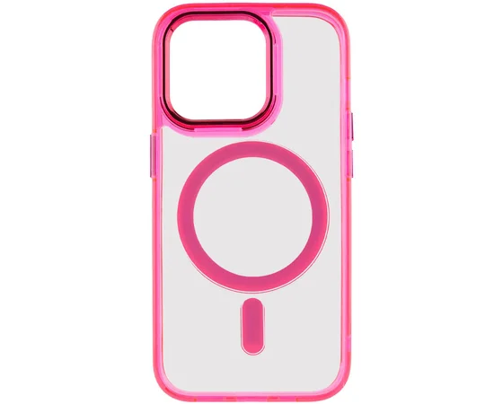 Чехол TPU Iris with MagSafe для Apple iPhone 15 Pro (6.1") Малиновый
