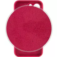 Чохол Silicone Case Full Camera Protective (AA) Apple iPhone 15 Pro (6.1") Червоний / Rose Red