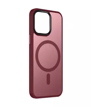 Чехол Ummi Colorful with MagSafe для Apple iPhone 15 Pro (6.1") Бордовый / Wine Red
