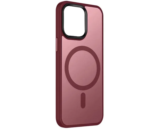 Чехол Ummi Colorful with MagSafe для Apple iPhone 15 Pro (6.1") Бордовый / Wine Red