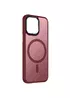Чехол Ummi Colorful with MagSafe для Apple iPhone 15 Pro (6.1") Бордовый / Wine Red