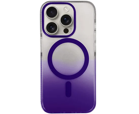 Чехол TPU+PC Phantom with MagSafe для Apple iPhone 15 Pro (6.1") Purple