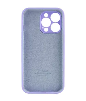 Чохол Silicone Case Full Camera Protective (AA) для Apple iPhone 15 Pro (6.1") Бузковий / Dasheen