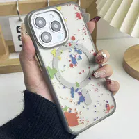 Чехол TPU+PC Flush with MagSafe для Apple iPhone 15 Pro (6.1") Titanium grey