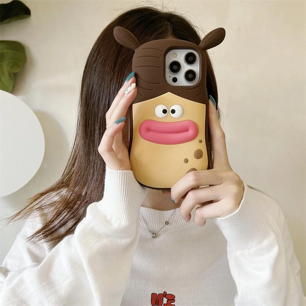Силіконовий чохол Funny 3D для Apple iPhone 15 Pro (6.1") He