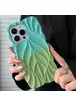 TPU чехол Leaf для Apple iPhone 15 Pro (6.1") Marine Green / Mint